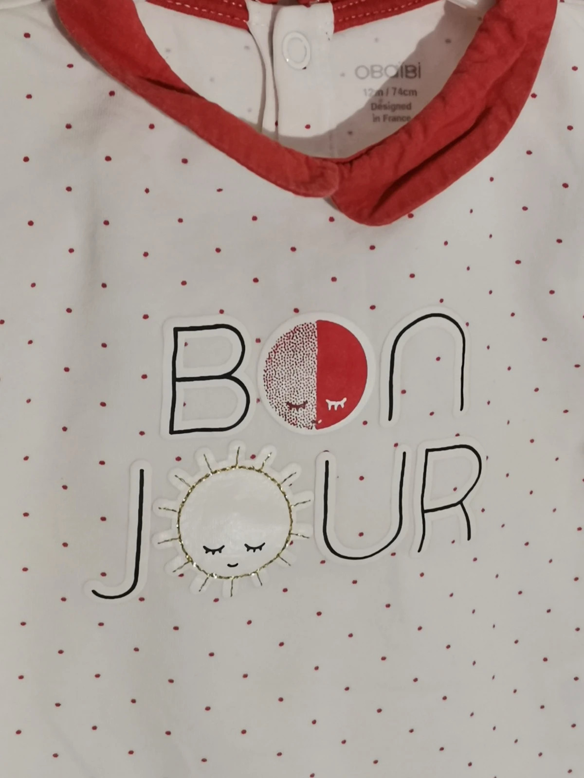 Haut obaïbi – Obaïbi – taille 9-12 mois / 74 cm 2