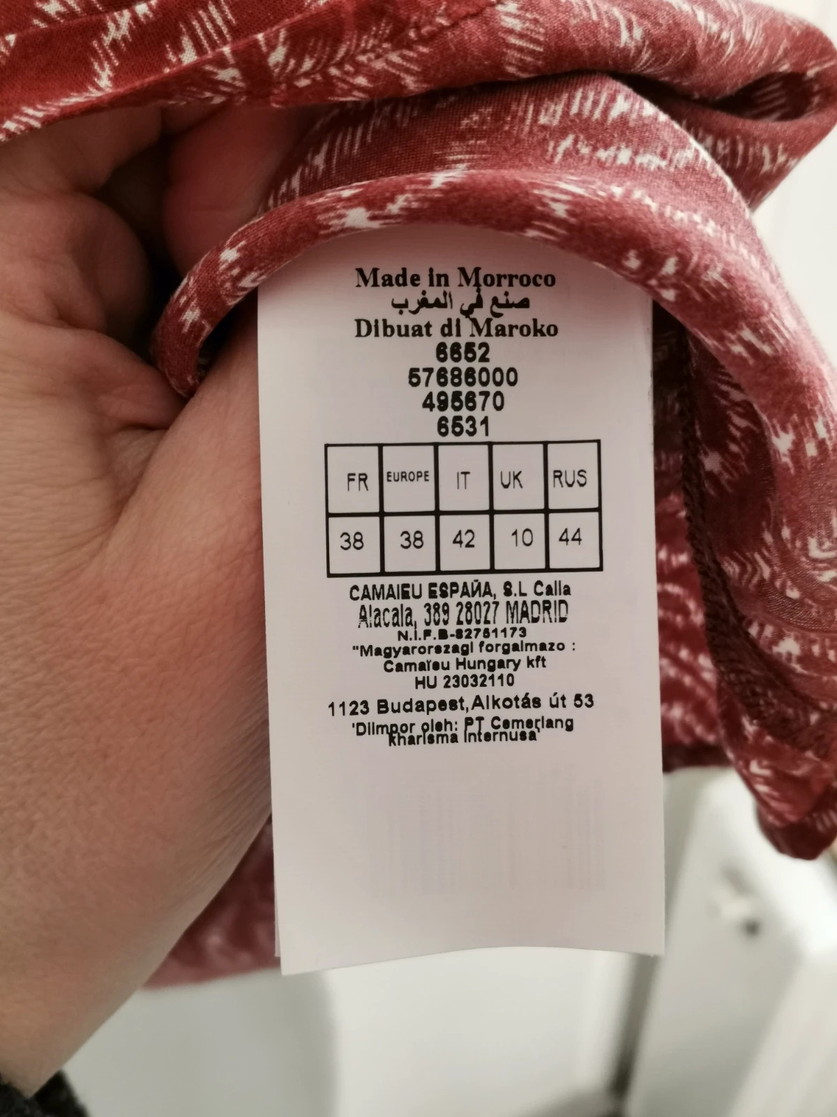 Débardeur camaïeu – Camaïeu – taille M / 38 / 10 3