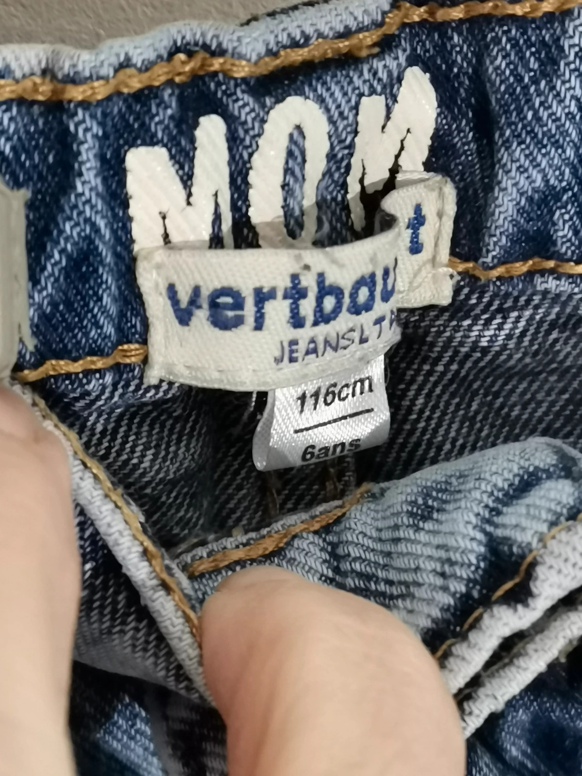 Pantalon mom vertbaudet – Vertbaudet – taille 6 ans / 116 cm 2