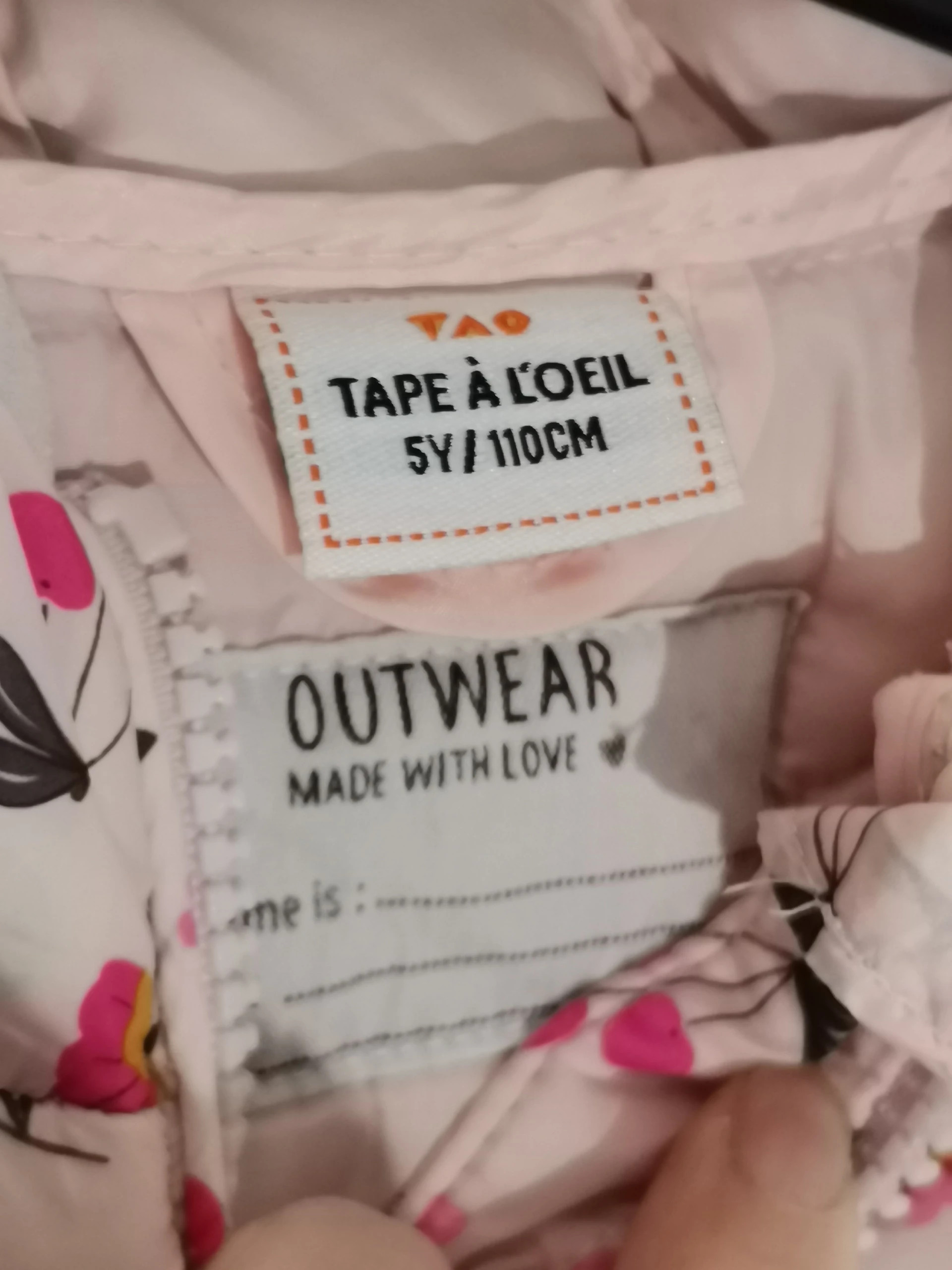 Manteau mi saison tape à l'œil – Tape à l'œil – taille 5 ans / 110 cm 4