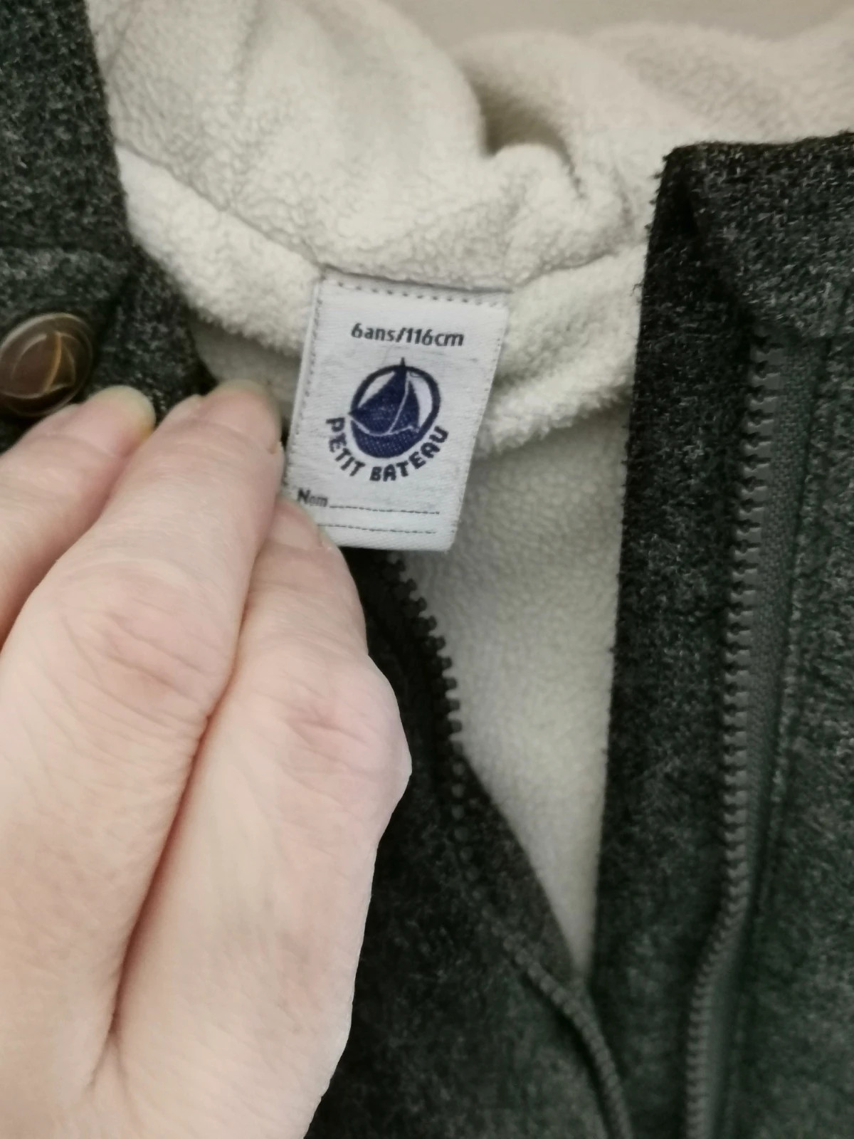 Manteau petit bateau – Petit Bateau – taille 6 ans / 116 cm 3