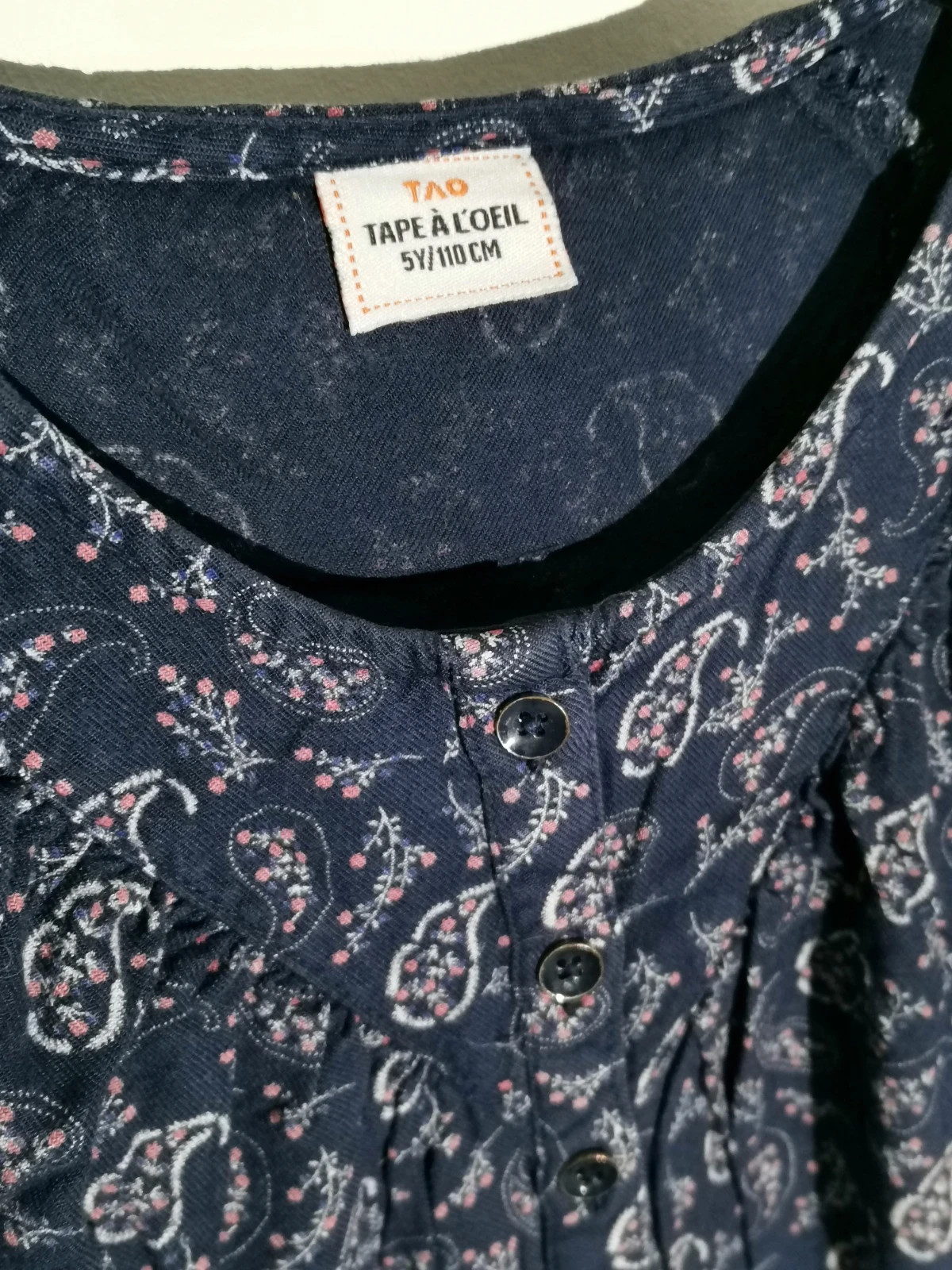 Robe tape à l'œil – Tape à l'œil – taille 5 ans / 110 cm 2