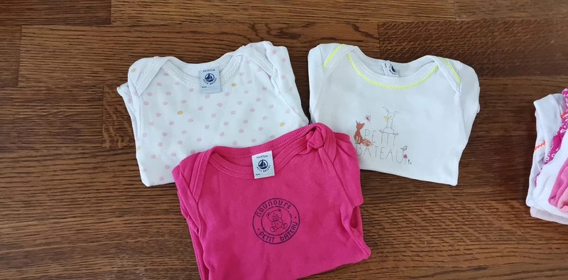 Lot bodies petit bateau
