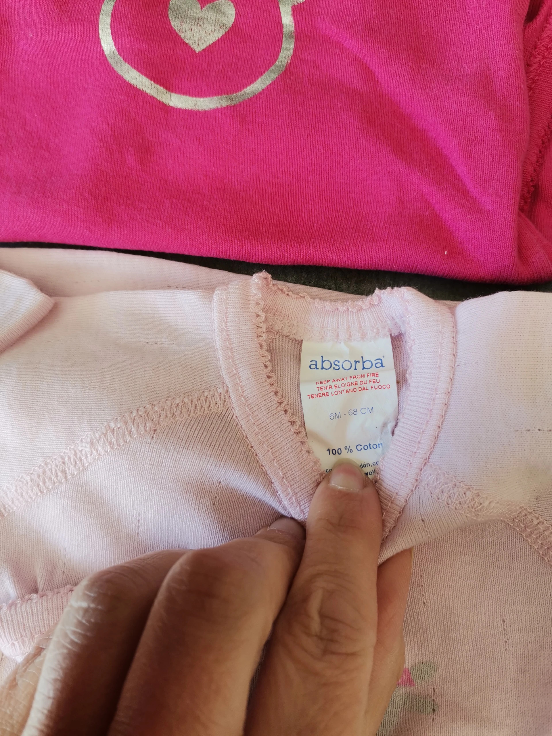 Lot de bodies absorba – Absorba – taille 3-6 mois / 62 cm 2