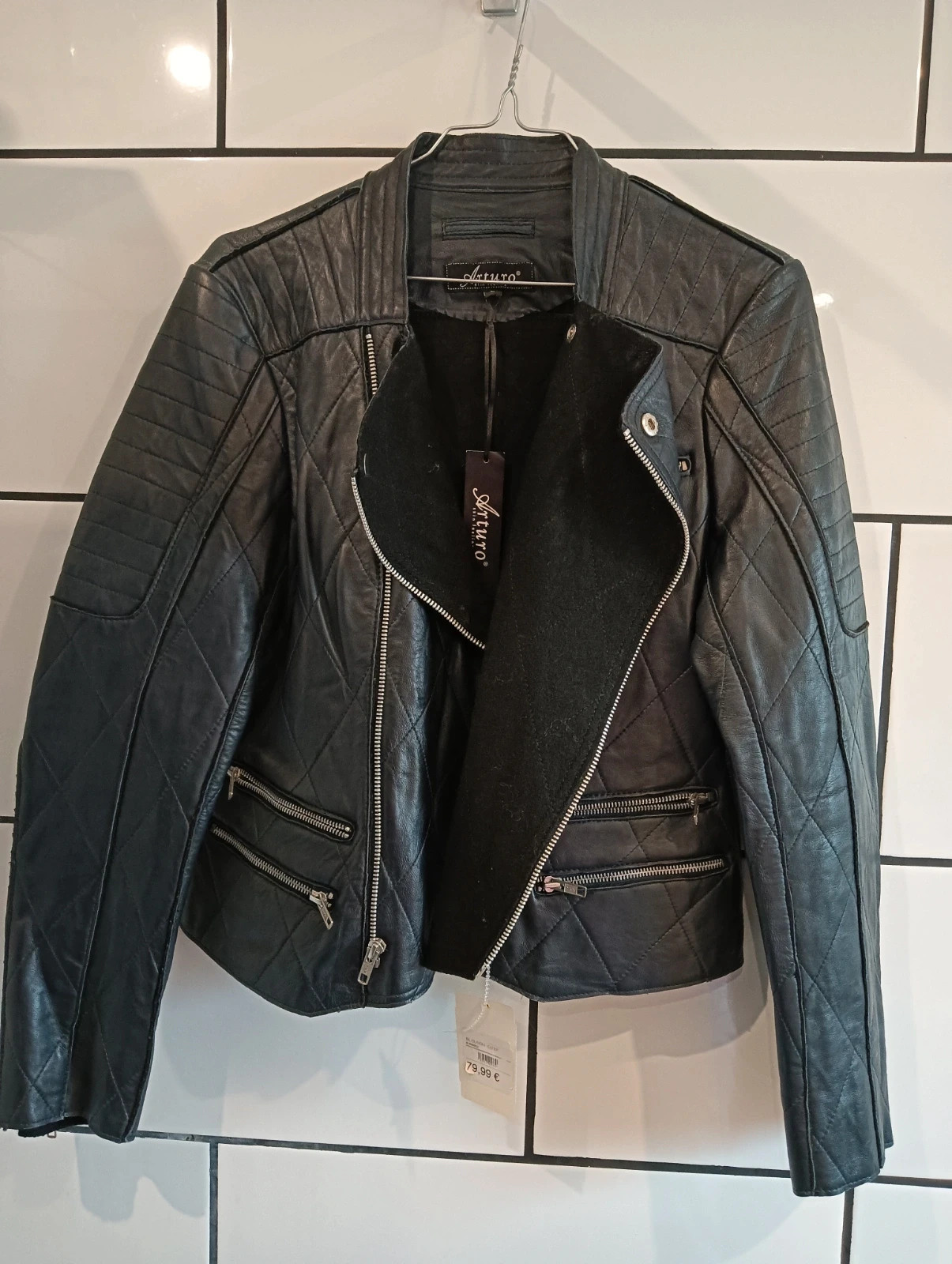 Veste cuir neuf Arturo – Arturo – taille L / 40 / 12