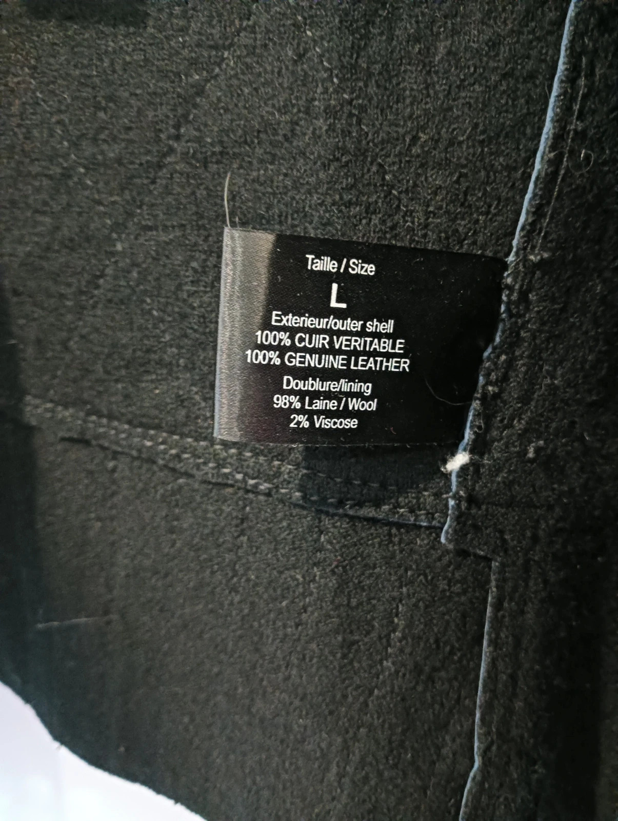 Veste cuir neuf Arturo – Arturo – taille L / 40 / 12 4