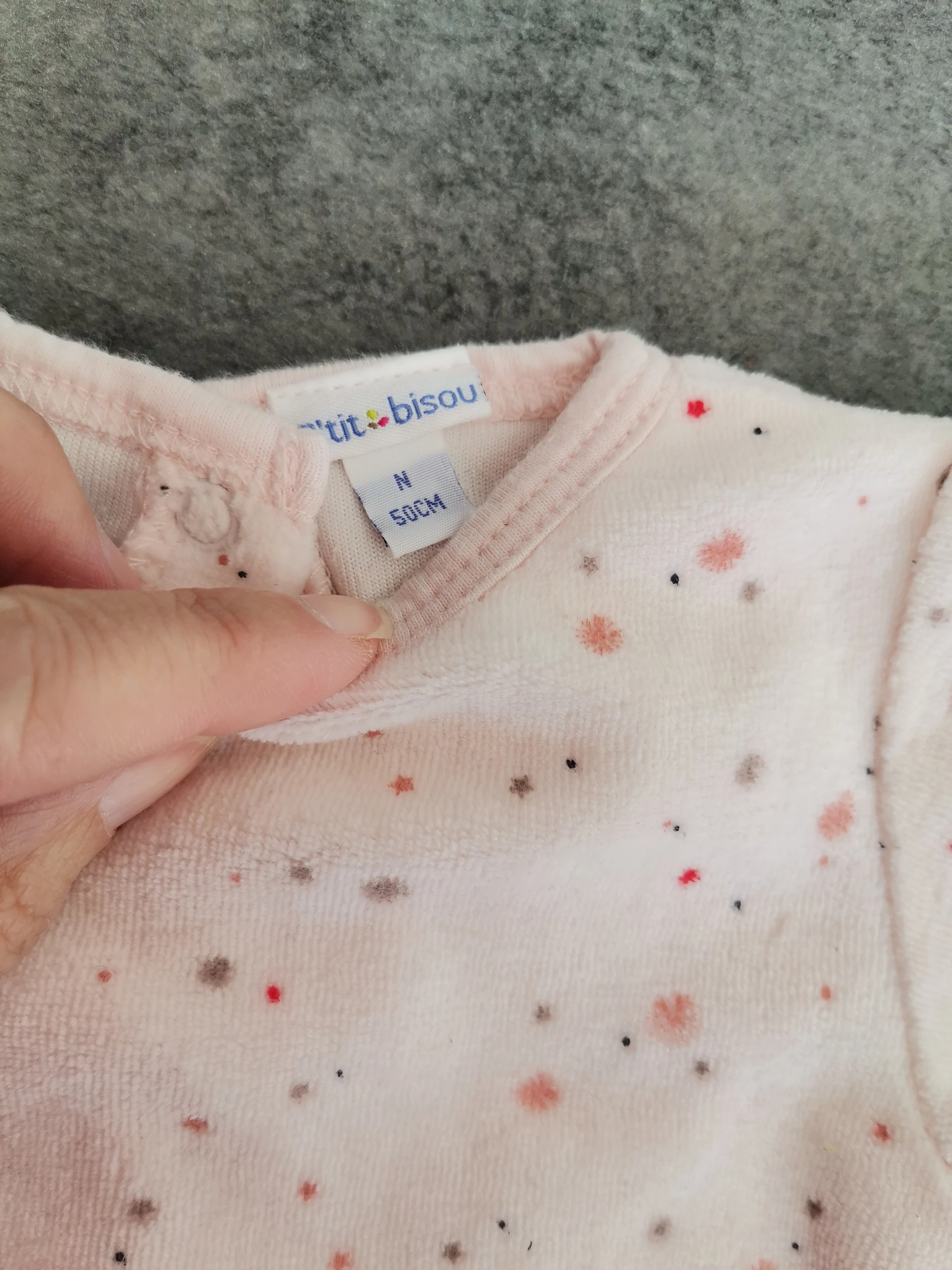 Pyjama p'tit bisou – P'tit Bisou – taille Jusqu'à 1 mois / 50 cm 2