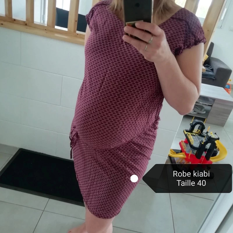 Robe grossesse – Kiabi – taille L / 40 / 12