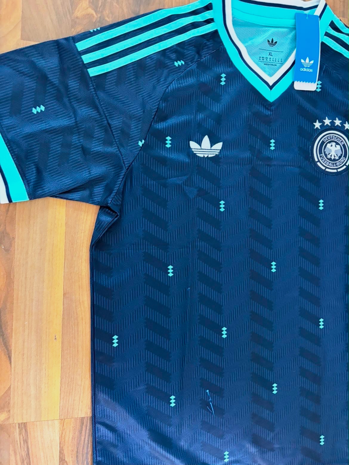 Adidas Deutschland DFB Trikot Auswärts – Adidas – Dunkelblau – taille XL 8