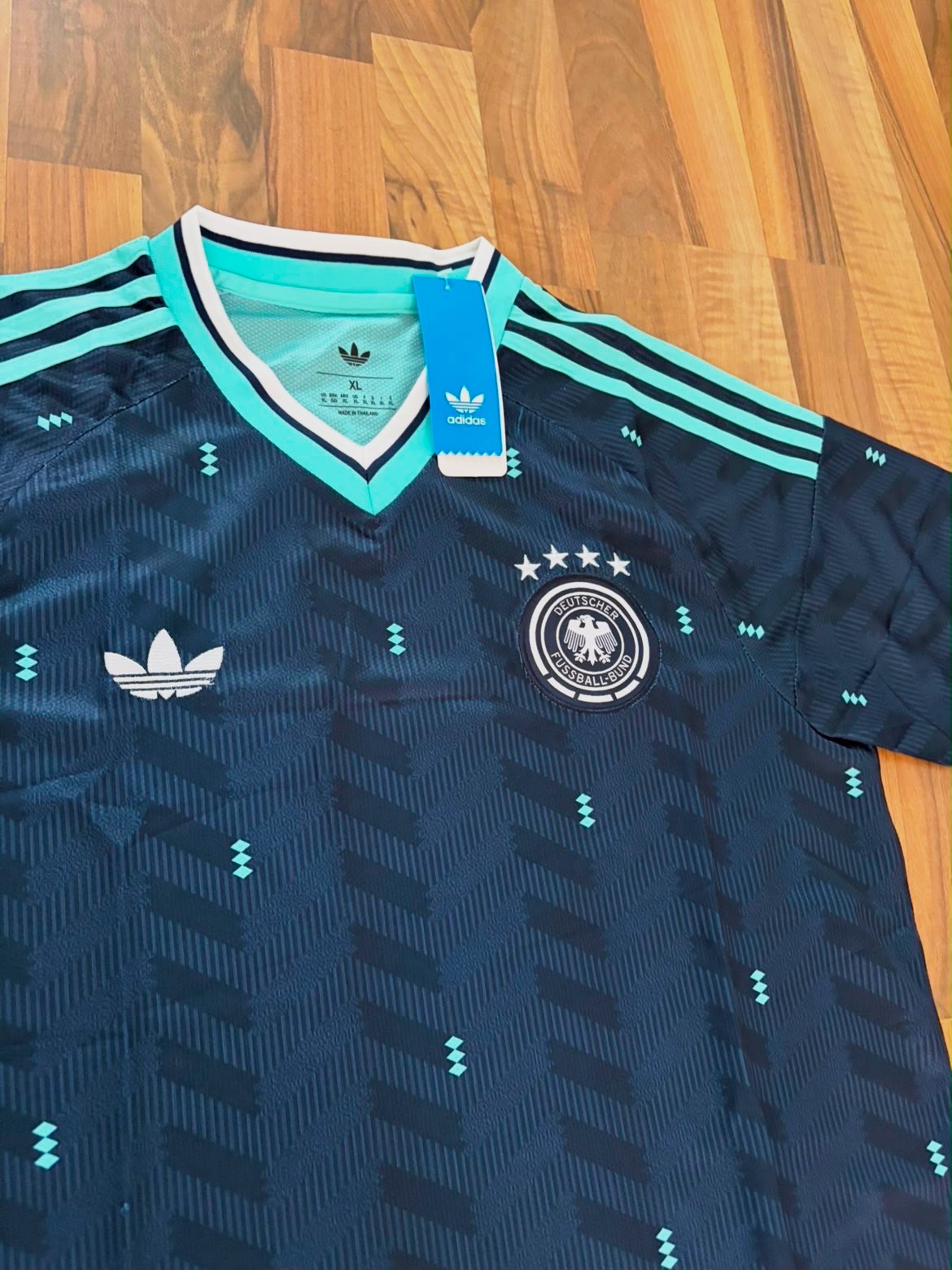 Adidas Deutschland DFB Trikot Auswärts – Adidas – Dunkelblau – taille XL 7
