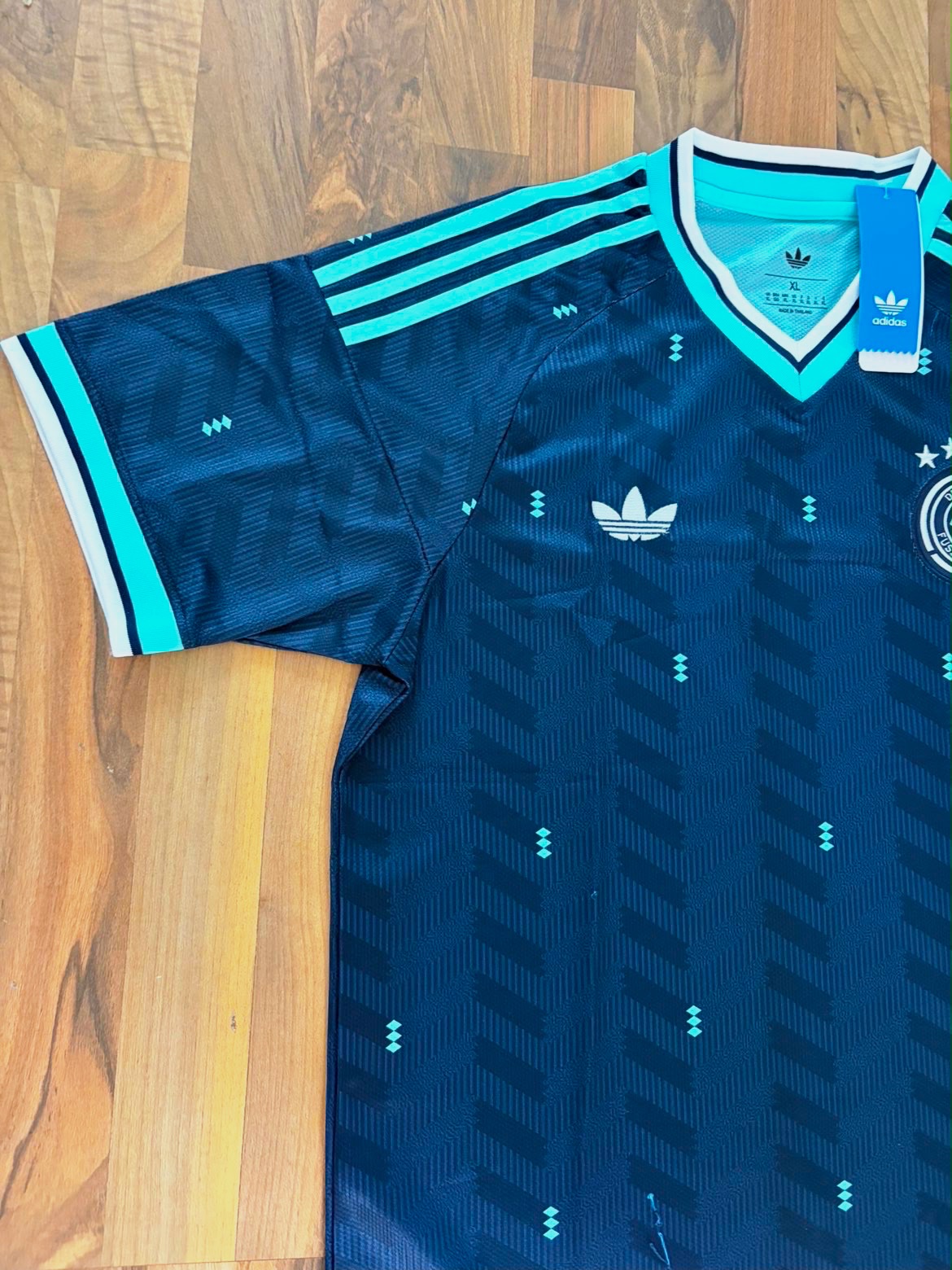Adidas Deutschland DFB Trikot Auswärts – Adidas – Dunkelblau – taille XL 9