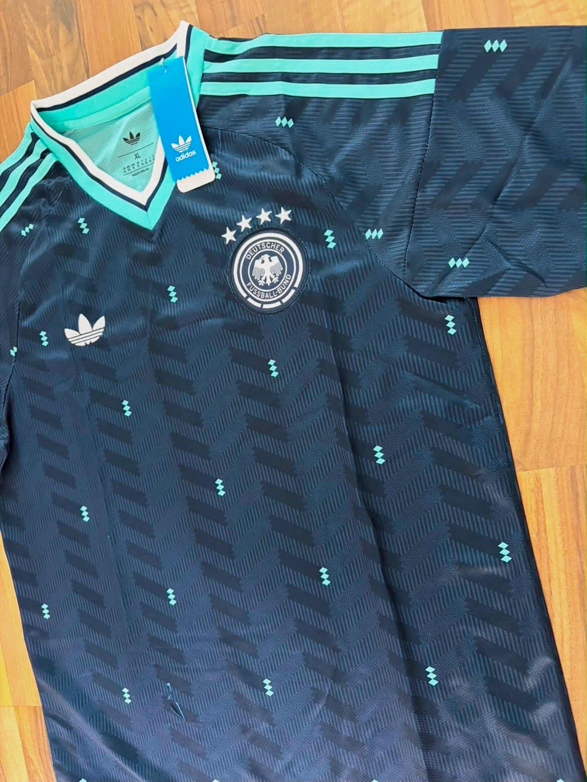 Adidas Deutschland DFB Trikot Auswärts – Adidas – Dunkelblau – taille XL 5