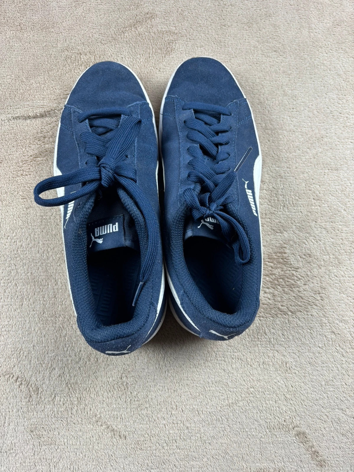 Baskets Puma Smash v2 en daim bleu marine – Pointure 37 (Avec boîte d'origine) – Puma – taille 37 5