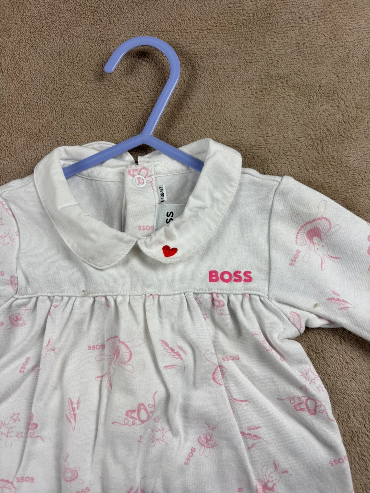 Pyjama / Dors-bien BOSS Bébé fille imprimé ballerines - 6 mois (67 cm) – Hugo Boss – taille 6-9 mois / 68 cm 2