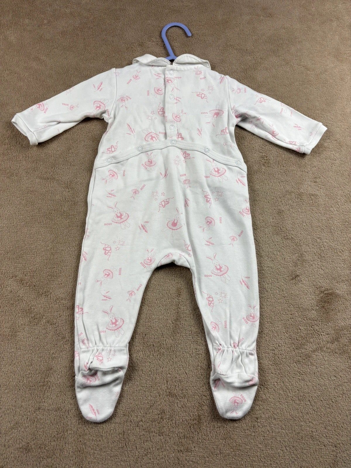 Pyjama / Dors-bien BOSS Bébé fille imprimé ballerines - 6 mois (67 cm) – Hugo Boss – taille 6-9 mois / 68 cm 4