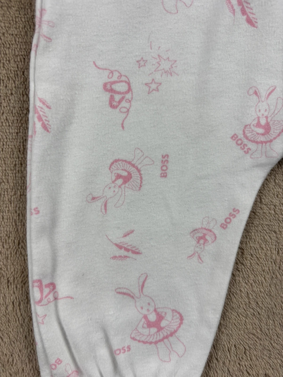 Pyjama / Dors-bien BOSS Bébé fille imprimé ballerines - 6 mois (67 cm) – Hugo Boss – taille 6-9 mois / 68 cm 5