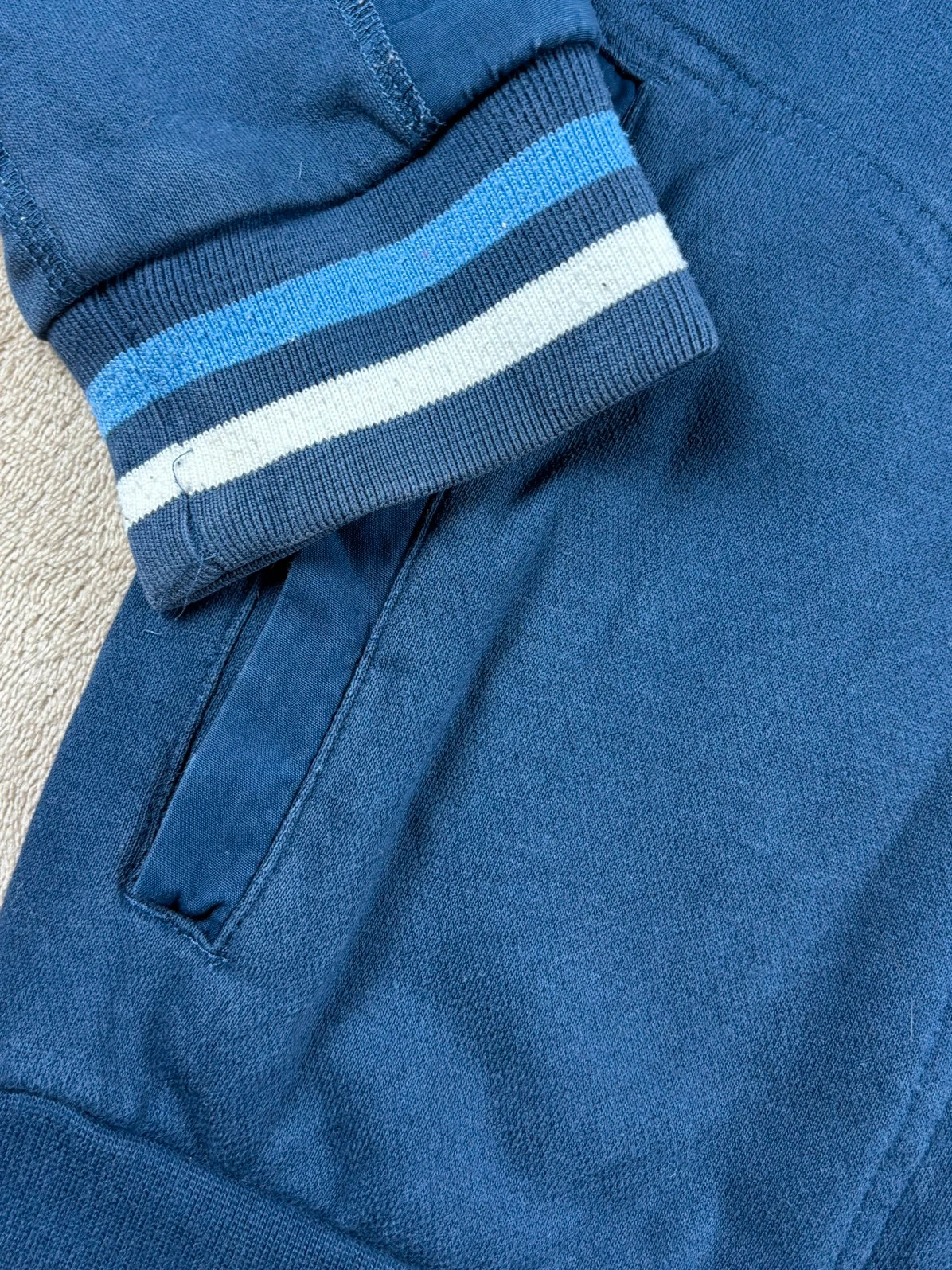 Veste zippée Reebok Classic vintage bleu marine - Taille M – Reebok – taille M 4