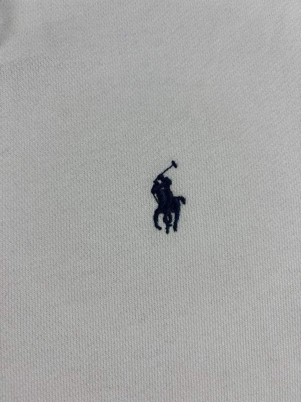 Sweat à capuche / Hoodie Polo Ralph Lauren blanc logo brodé bleu - Taille XL – Ralph Lauren – taille XL 4