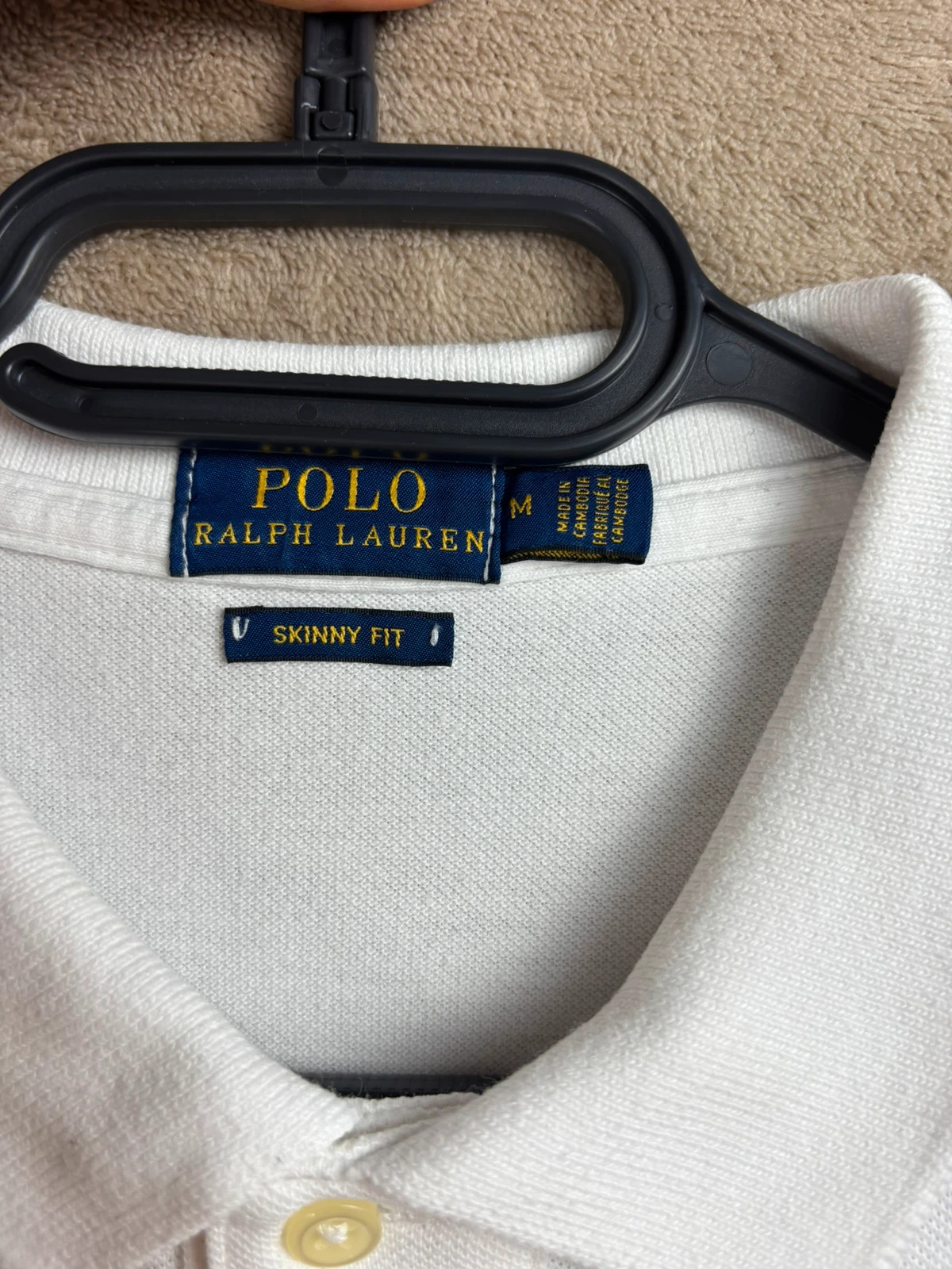 Polo Ralph Lauren blanc Skinny Fit M – Polo Ralph Lauren – taille M / 38 / 10 2