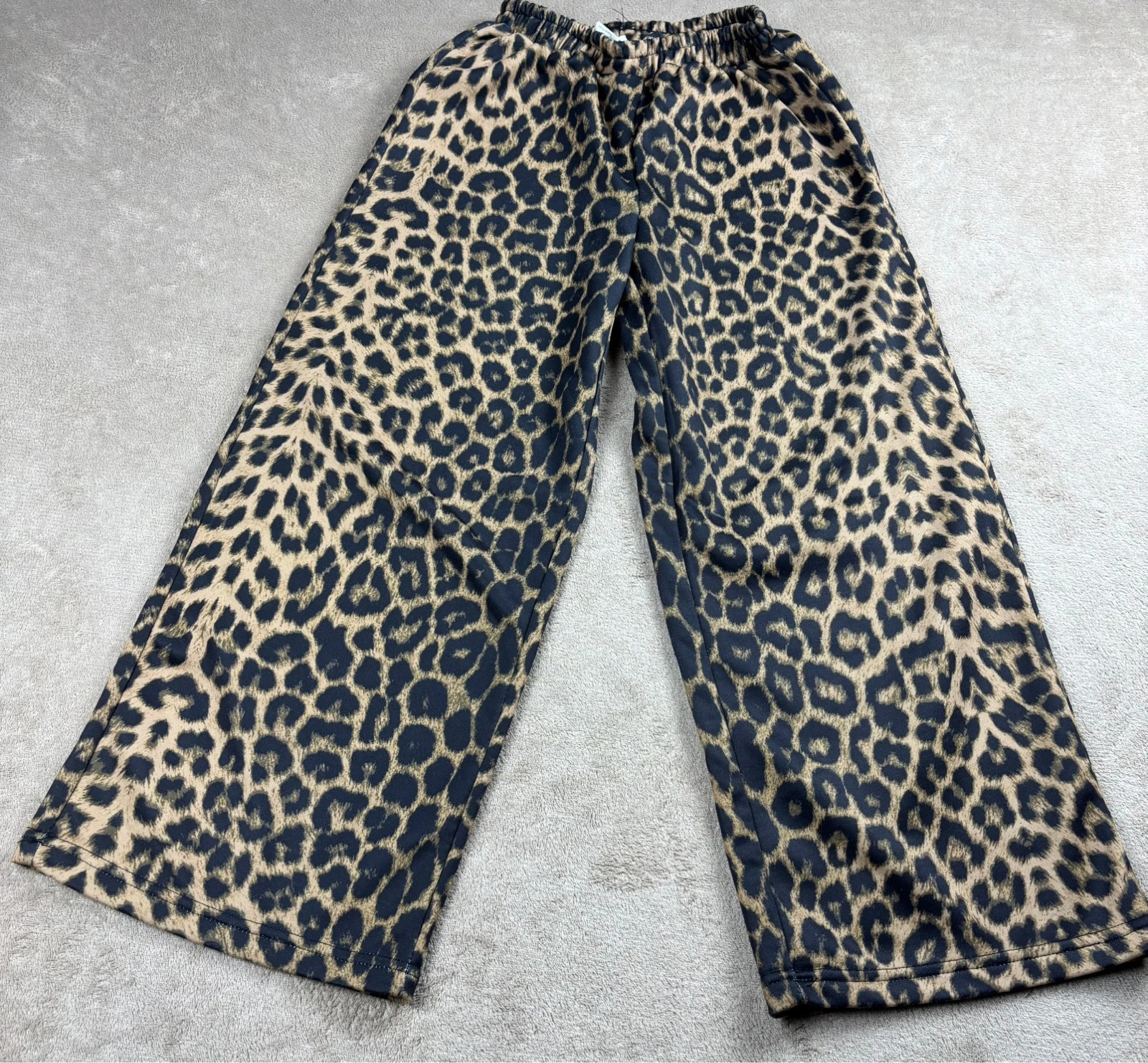 Pantalon large léopard SHEIN 10 ans