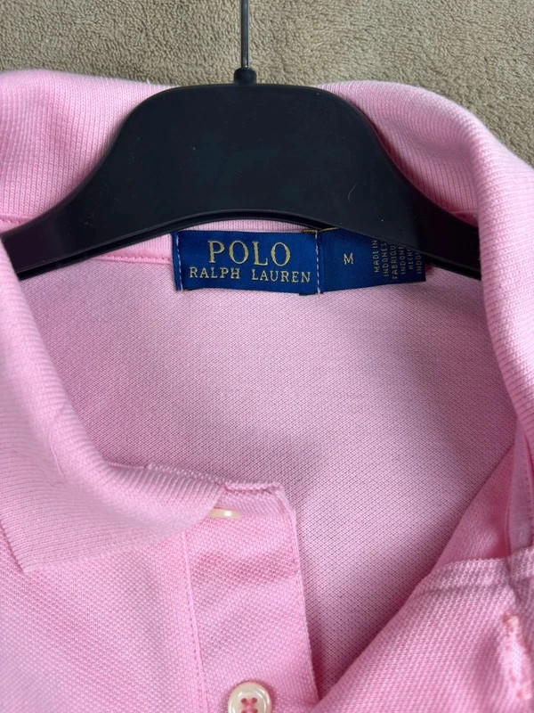 Robe polo rose Polo Ralph Lauren logo brodé bleuTaille M – Polo Ralph Lauren – taille M / 38 / 10 5