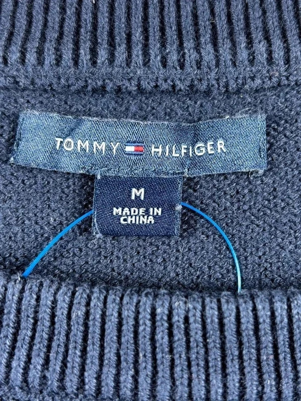 Pull marinière Tommy Hilfiger bleu marine femme taille M – Tommy Hilfiger – taille M / 38 / 10 4