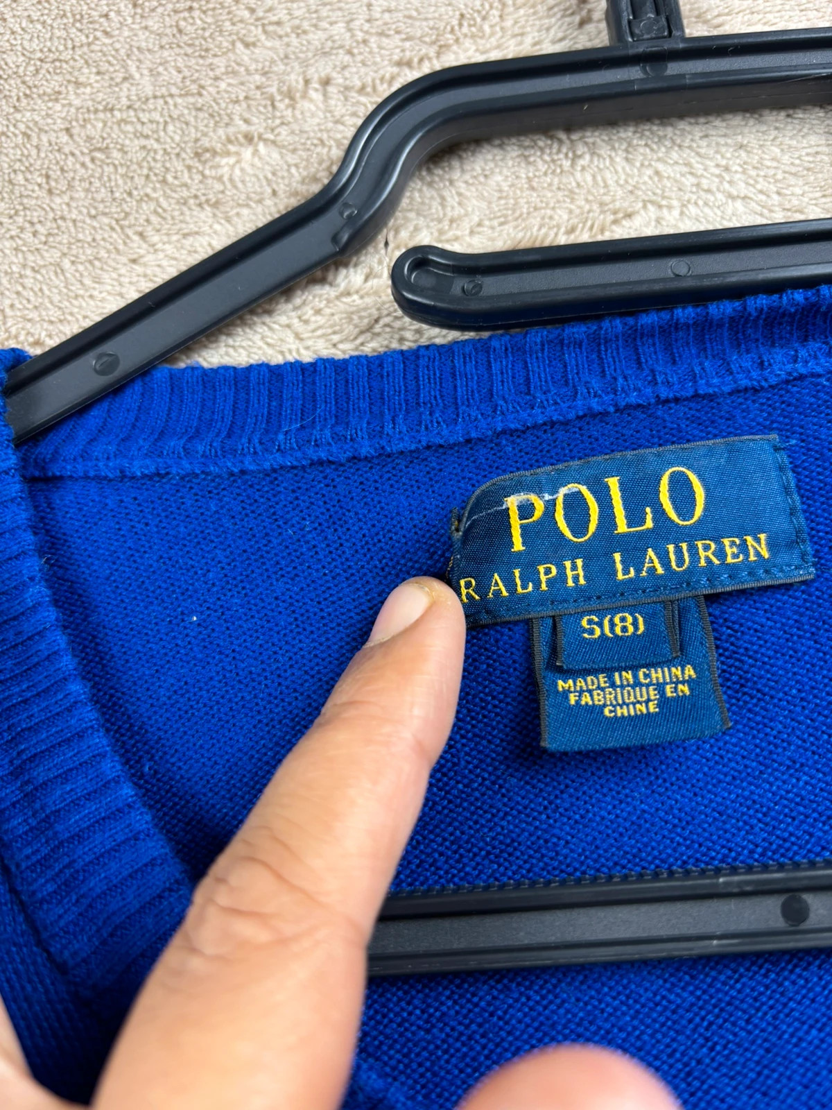Pull en V Polo Ralph Lauren 8 ans Garçon – Polo Ralph Lauren – taille 8 ans / 128 cm 4