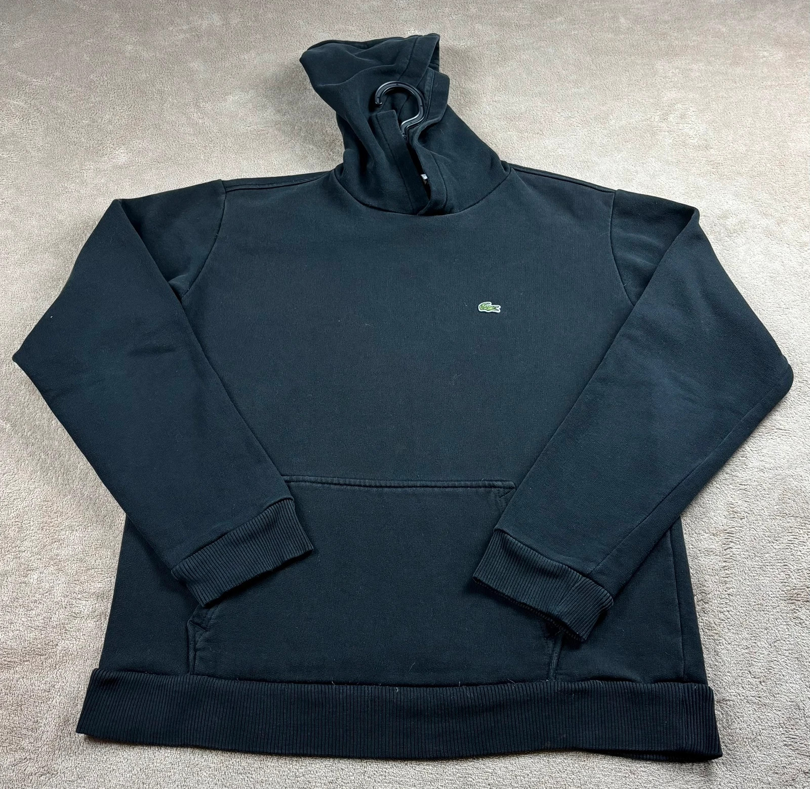 Hoddie capuche Lacoste Noir 16ans 176cm XS