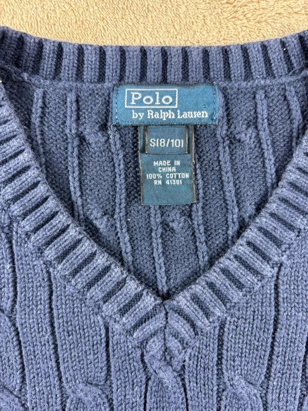 Gilet sans manches Polo Ralph Lauren bleu marine M / 10 ans – Ralph Lauren – taille 10 ans / 140 cm 3