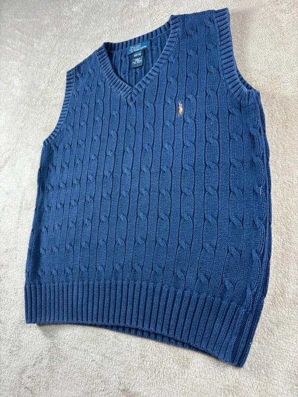 Gilet sans manches Polo Ralph Lauren bleu marine M / 10 ans – Ralph Lauren – taille 10 ans / 140 cm 5