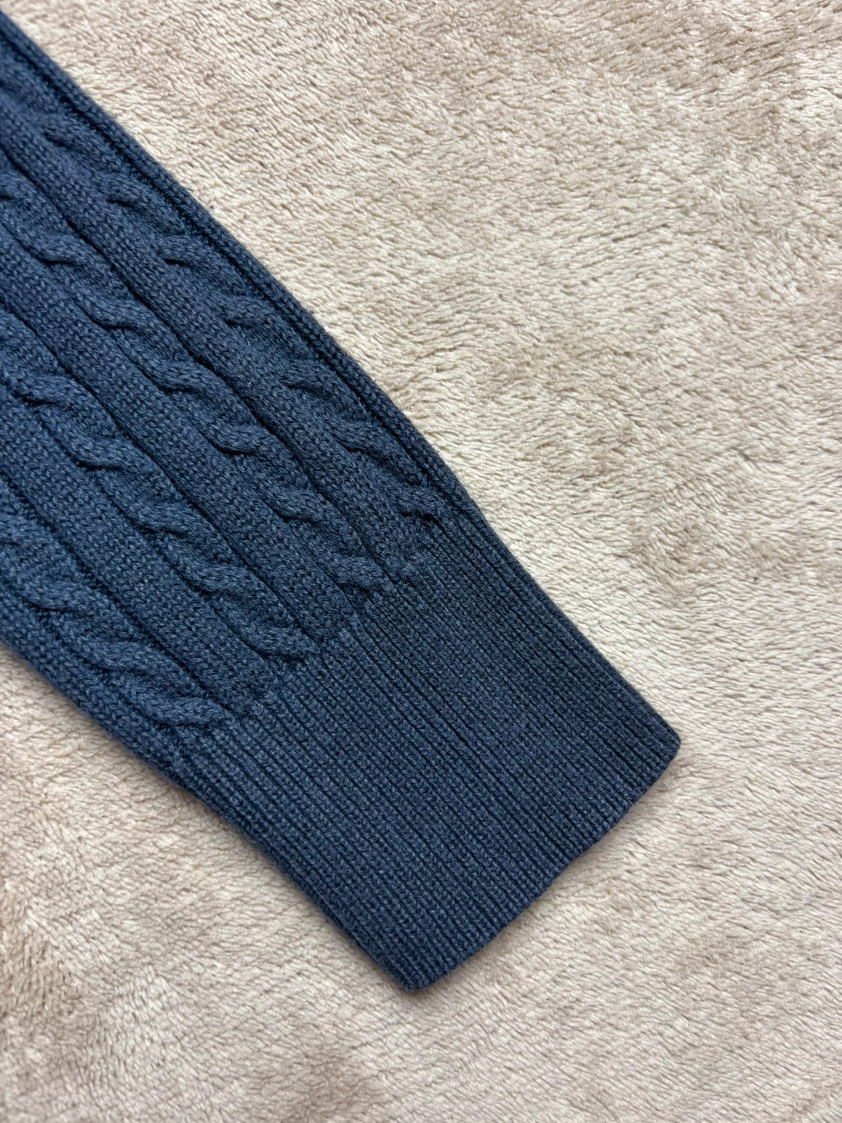 Gilet cardigan maille torsadée bleu marine Polo Ralph Lauren 7 ans / S – Ralph Lauren – taille 7 ans / 122 cm 5