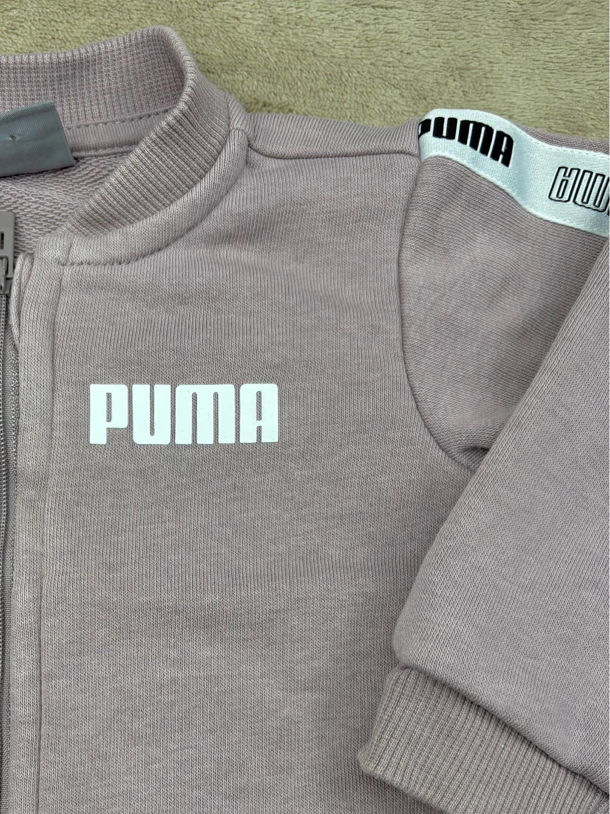Ensemble survêtement Puma bébé fille violet clair 3-6 mois (68 cm) – Puma – taille 3-6 mois / 62 cm 3