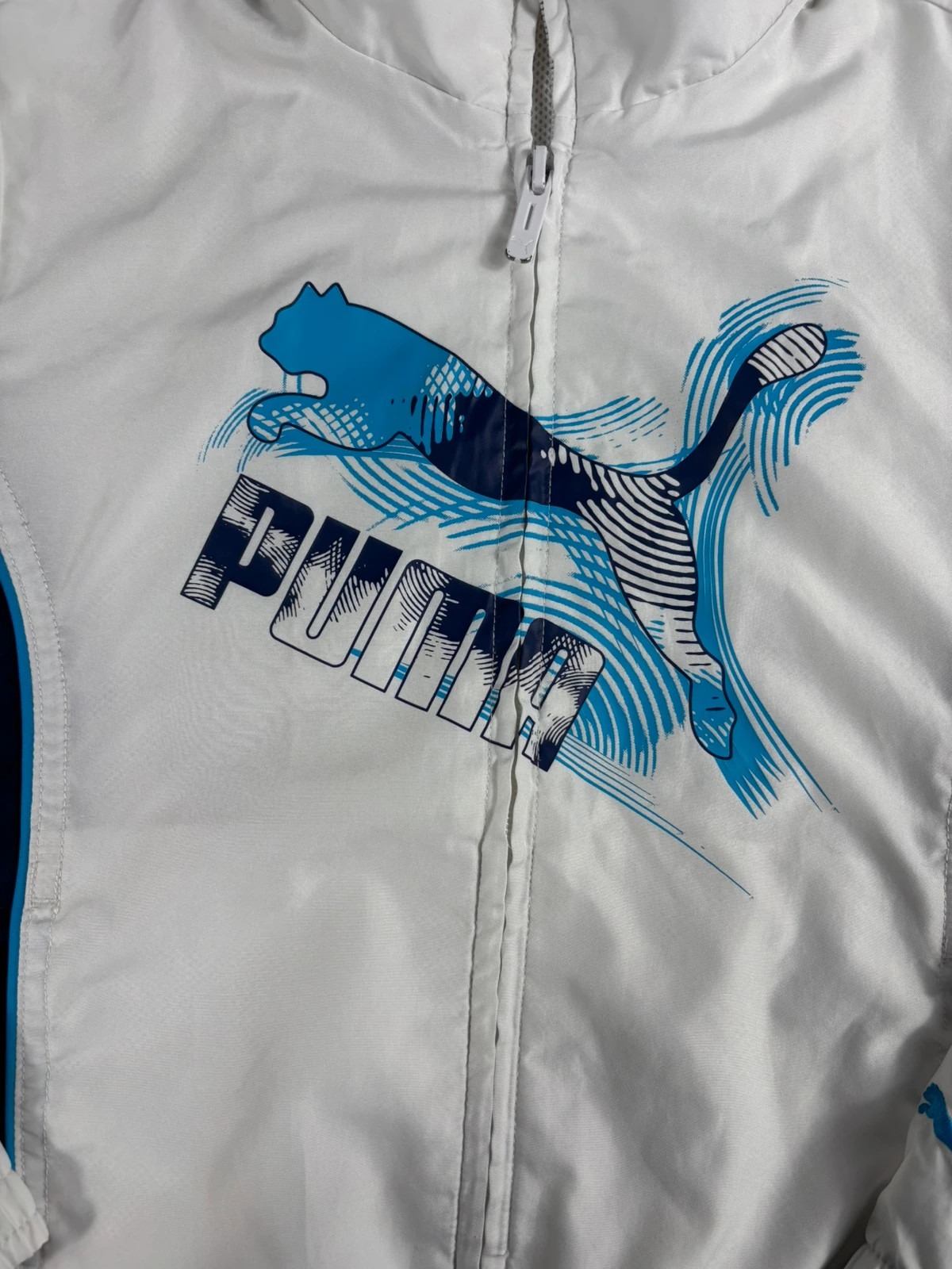 Veste zippée coupe vent Puma garçon 8 ans – Puma – taille 8 ans / 128 cm 2