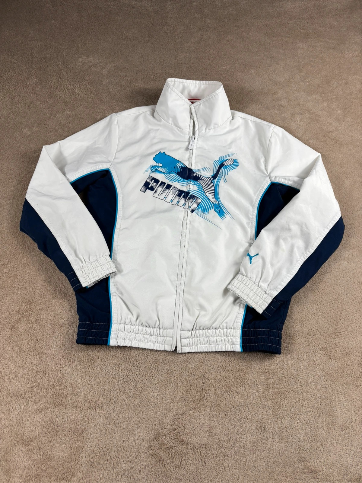 Veste zippée coupe vent Puma garçon 8 ans