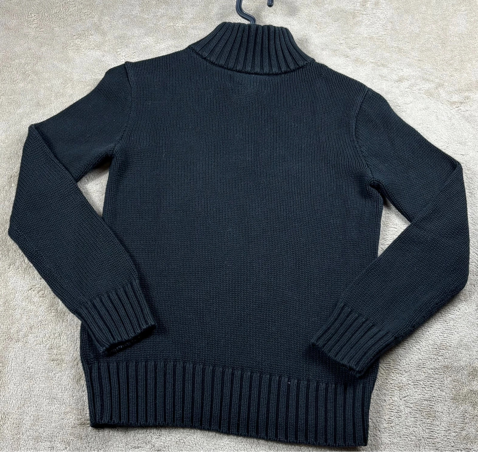 Pull demi-zip Polo Ralph Lauren noir 8 ans – Polo Ralph Lauren – taille 8 ans / 128 cm 2