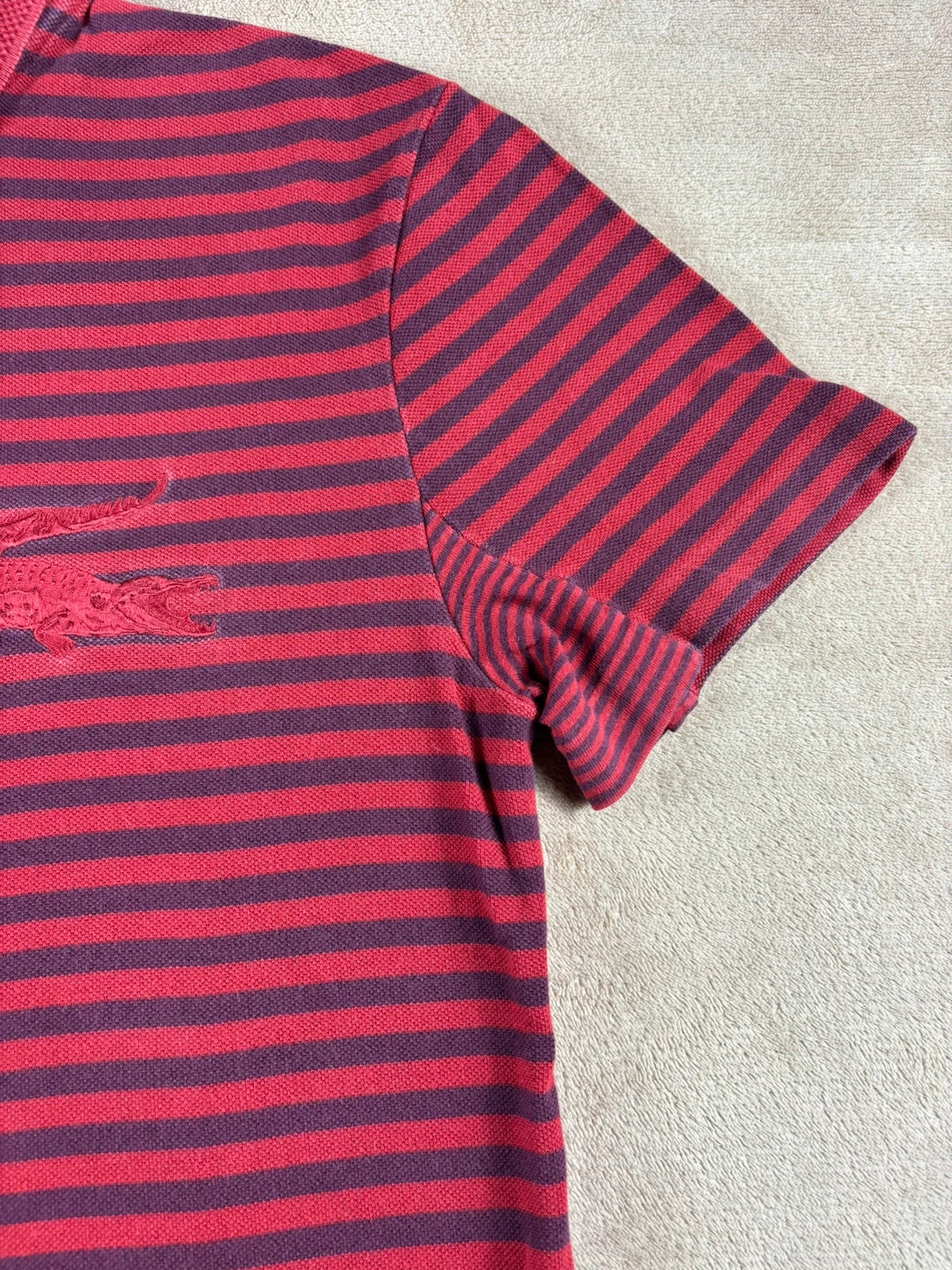 Polo rayé Lacoste Slim fit Taille S FR3 – Lacoste – taille S 4