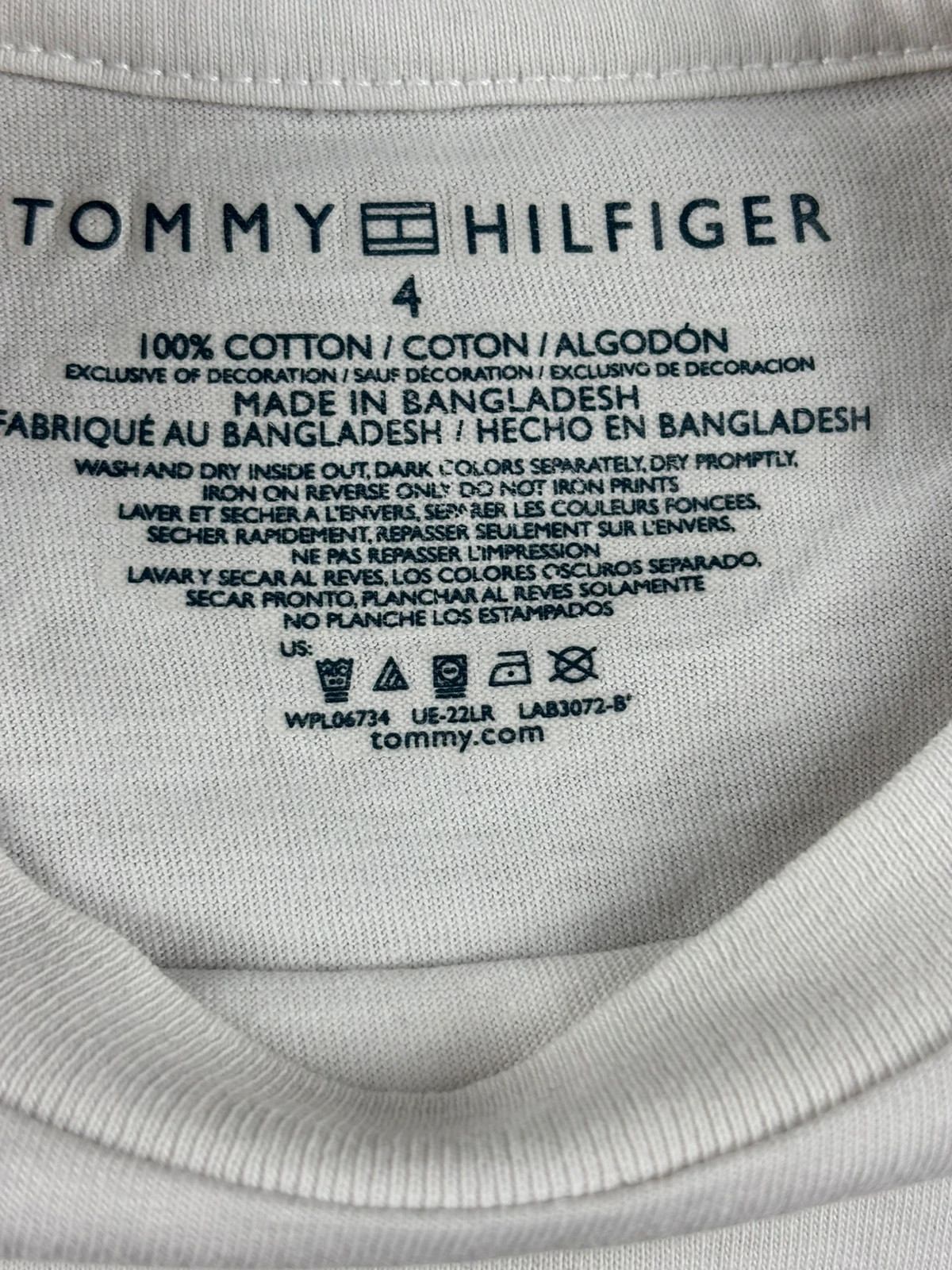 T-shirt manches longues Tommy Hilfiger – Tommy Hilfiger – taille 4 ans / 104 cm 4