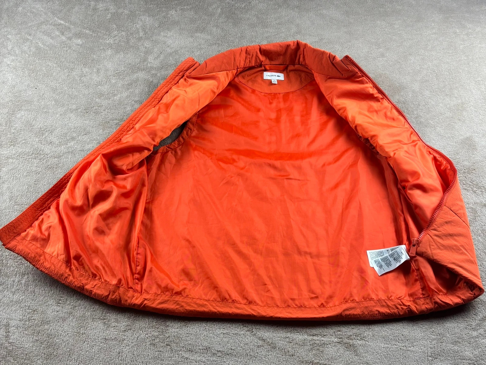 Gilet sans manches Lacoste orange matelassé - 14 ans – Lacoste – taille 14 ans / 164 cm 2