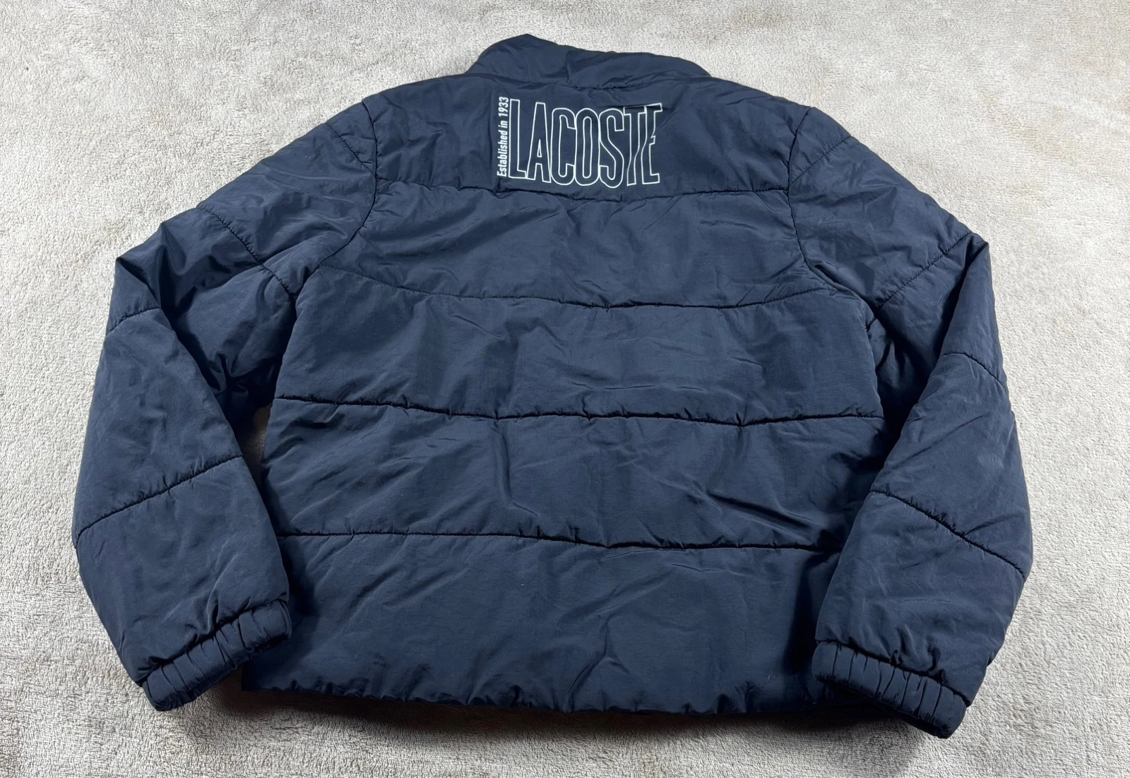 Doudoune légère Lacoste noire matelassée 10 ans 140 cm blouson manteau garçon – Lacoste – taille 10 ans / 140 cm 3