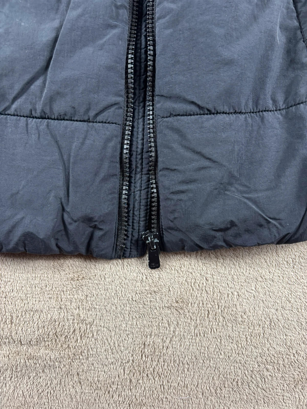 Doudoune légère Lacoste noire matelassée 10 ans 140 cm blouson manteau garçon – Lacoste – taille 10 ans / 140 cm 5