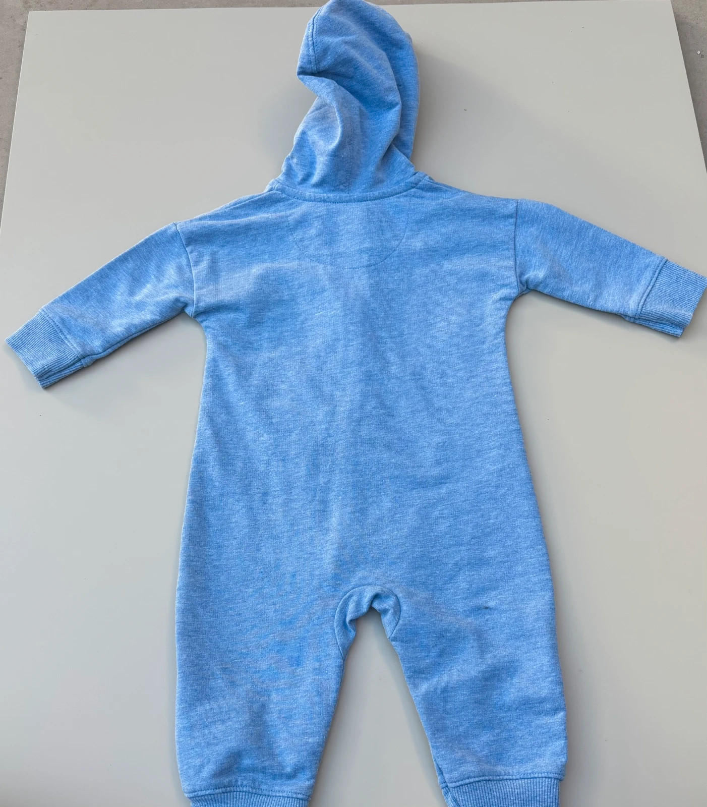 Combinaison pilote bébé garçon Levi's - Bleu chiné - 6 mois (68 cm) – Levi's – taille 6-9 mois / 68 cm 3