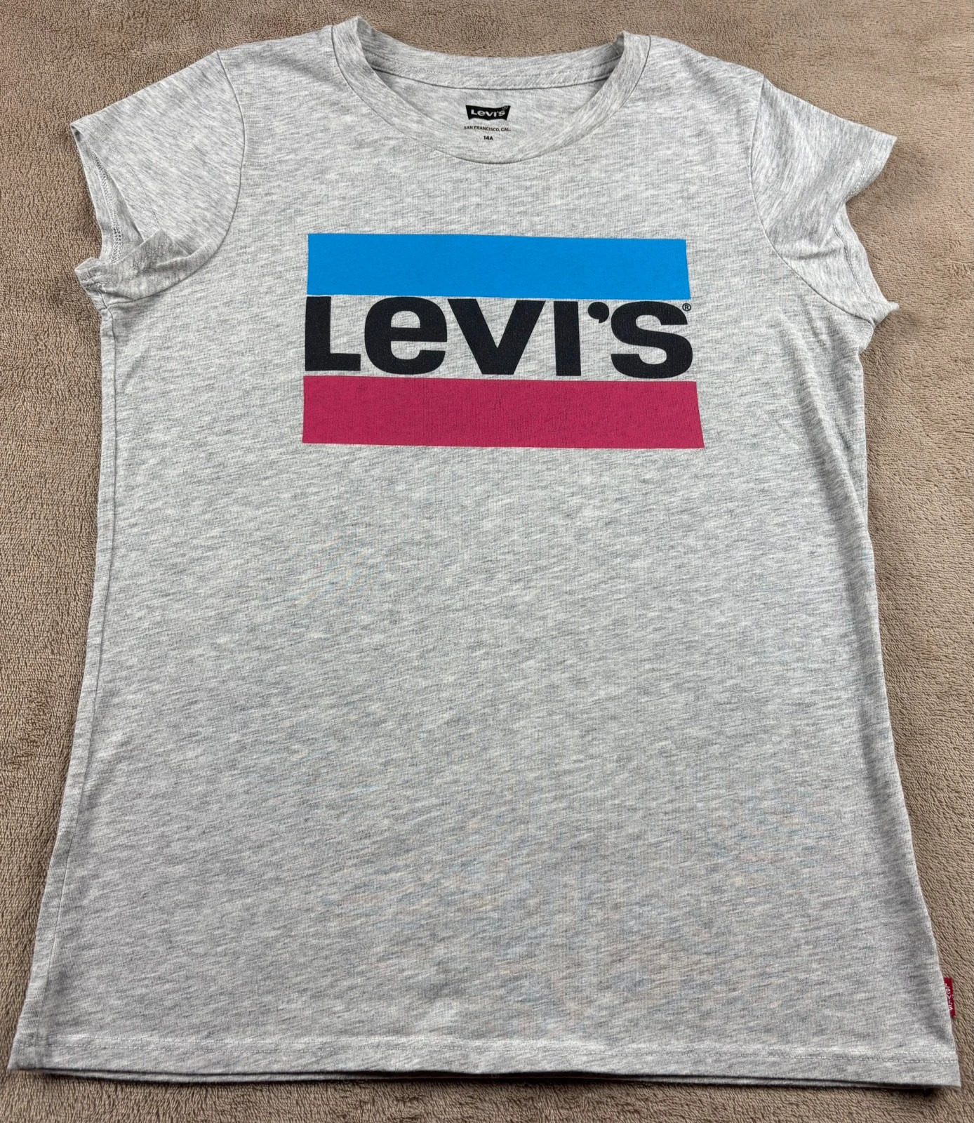 T-shirt Levi's gris chiné - 14 ans (158 cm)