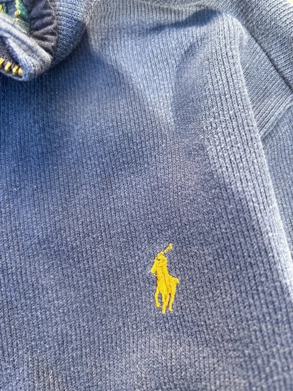 Gilet zippé Polo Ralph Lauren bleu marine - Taille L enfant 16 ans / 180/100A – Polo Ralph Lauren – taille 16 ans / 176 cm 3