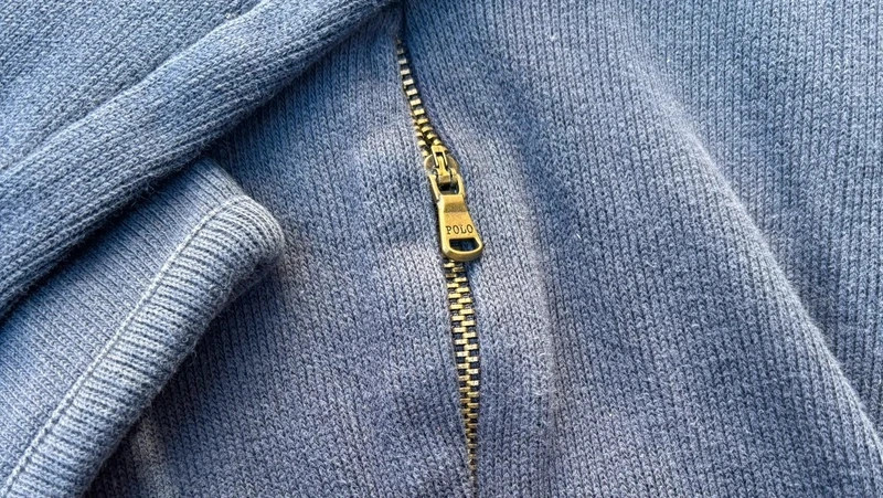 Gilet zippé Polo Ralph Lauren bleu marine - Taille L enfant 16 ans / 180/100A – Polo Ralph Lauren – taille 16 ans / 176 cm 4