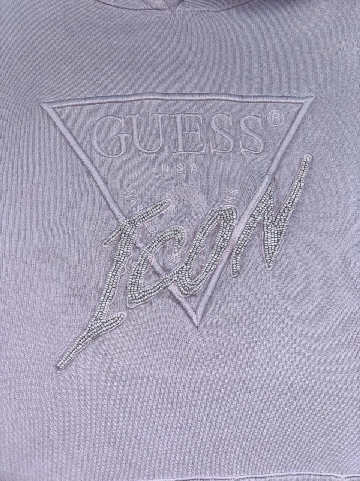 Robe sweat à capuche Guess lilas taille 14 ans – GUESS – taille 14 ans / 164 cm 3