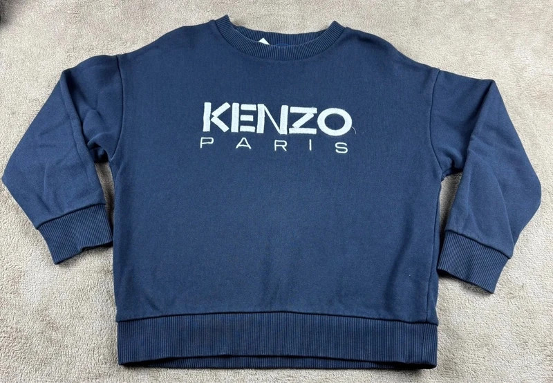 Sweat-shirt Kenzo Paris bleu marine mixte - Taille 6 ans (116 cm)