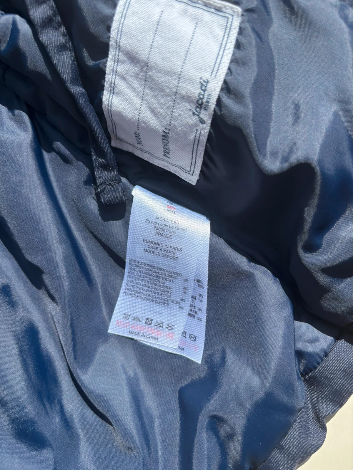 Manteau / Parka bleu marine Jacadi fourré - 3 ans (98 cm) – Jacadi – taille 3 ans / 98 cm 4