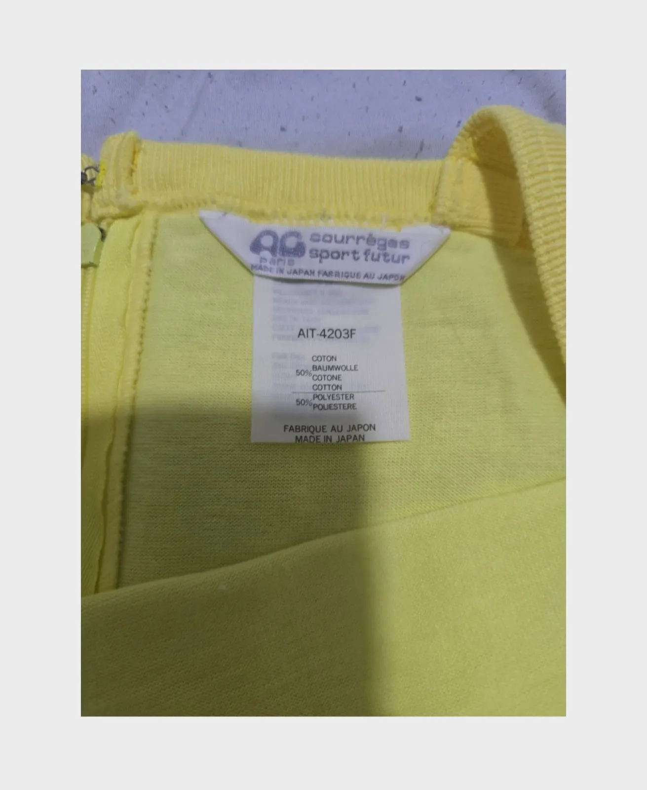 Robe Courrèges jaune T.36 – Courrèges – taille S 2