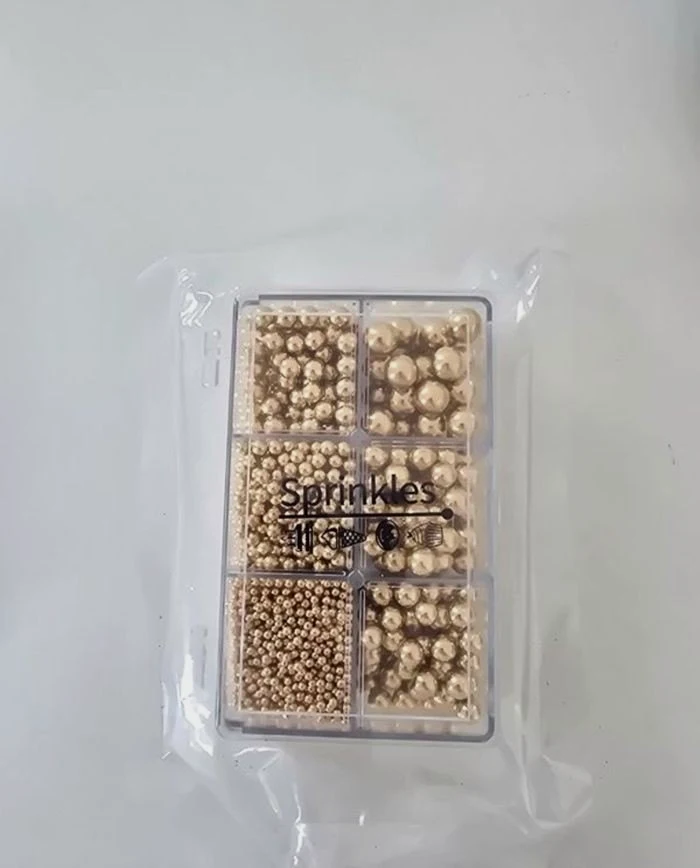 2 boîtes perles pour déco gâteaux neuf