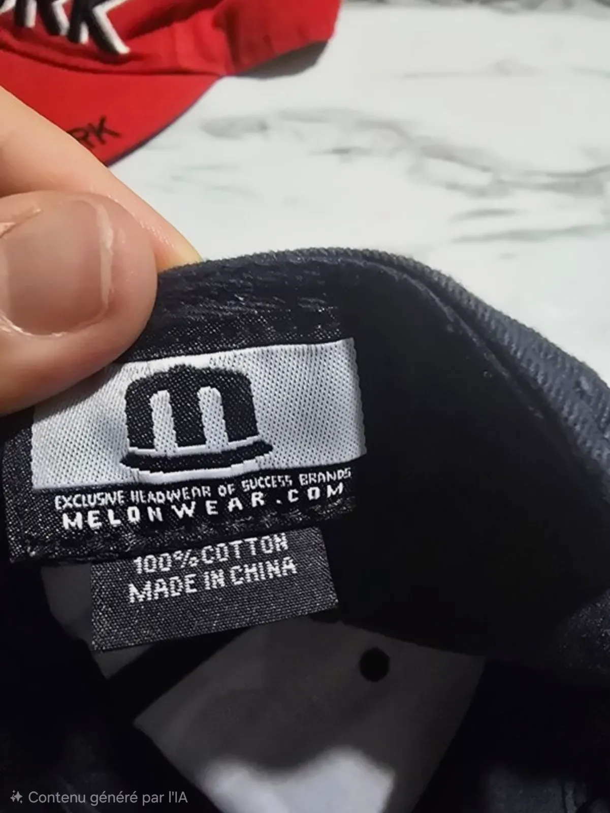 Lot de 2 casquettes hommes  – Melonwear 9